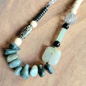 Handmade Necklace, Multi-Stone Jasper Necklace, Gemstone Necklace